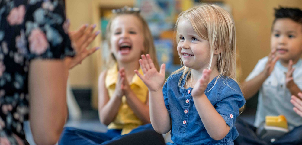 Classroom of children