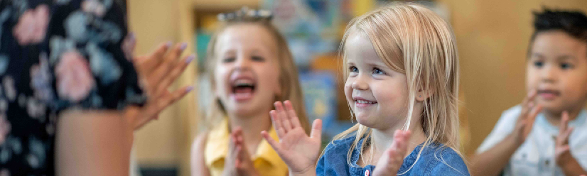 Classroom of children